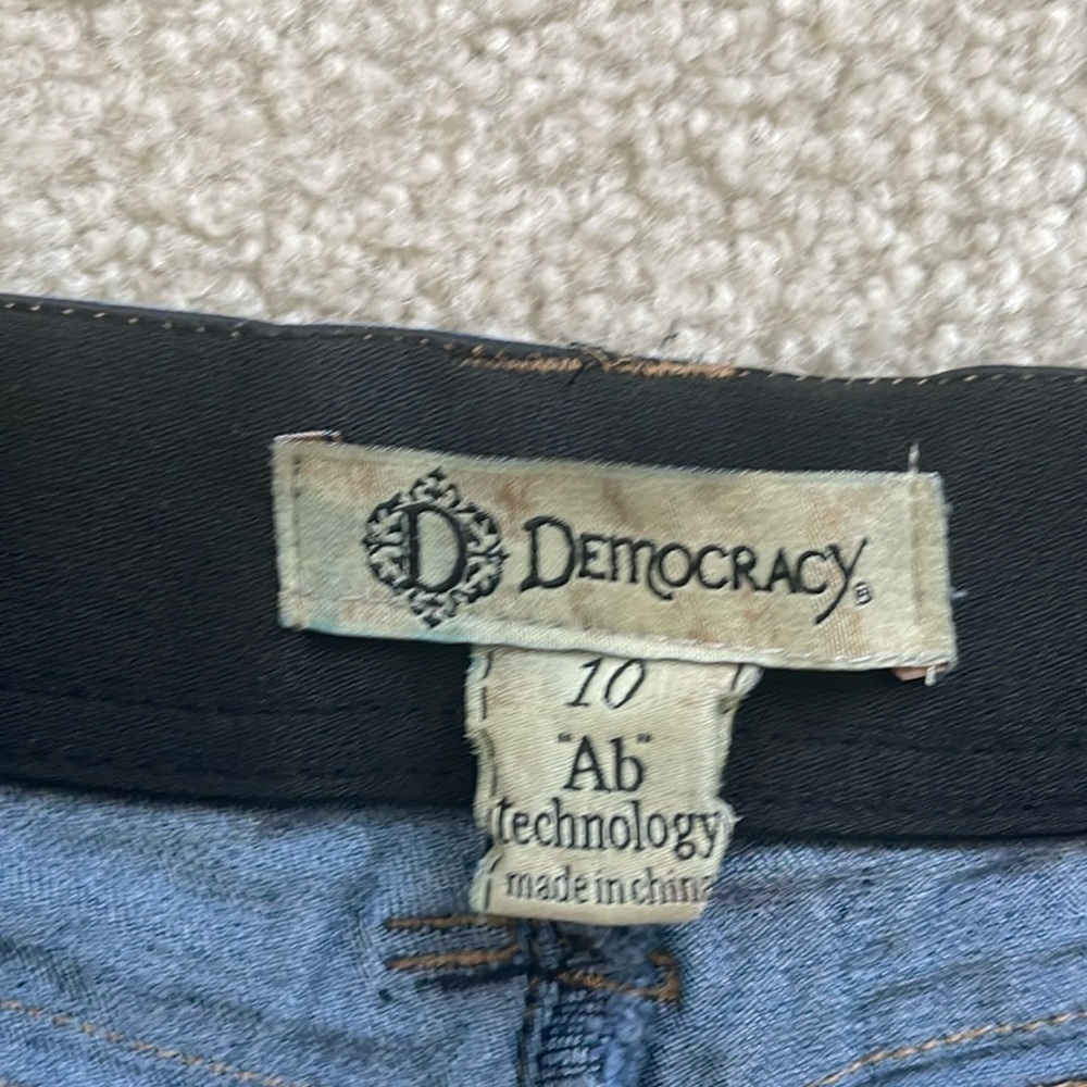 DEMOCRACY Ab Technology Jeans Size 10 - Picture 10 of 11